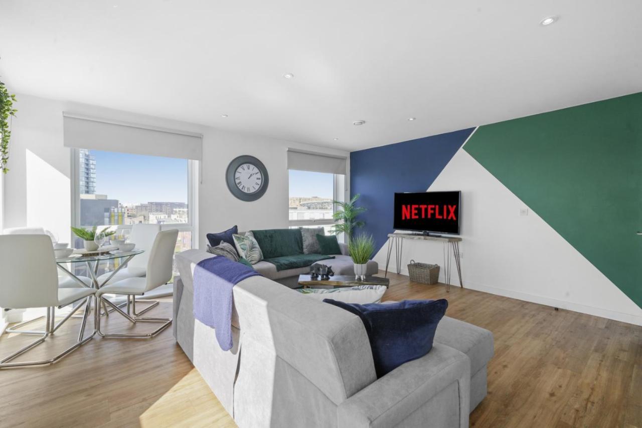 Stunning City Centre Penthouse - Sleeps 10 - Parking Manchester Exteriör bild