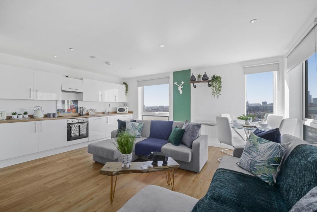 Stunning City Centre Penthouse - Sleeps 10 - Parking Manchester Exteriör bild