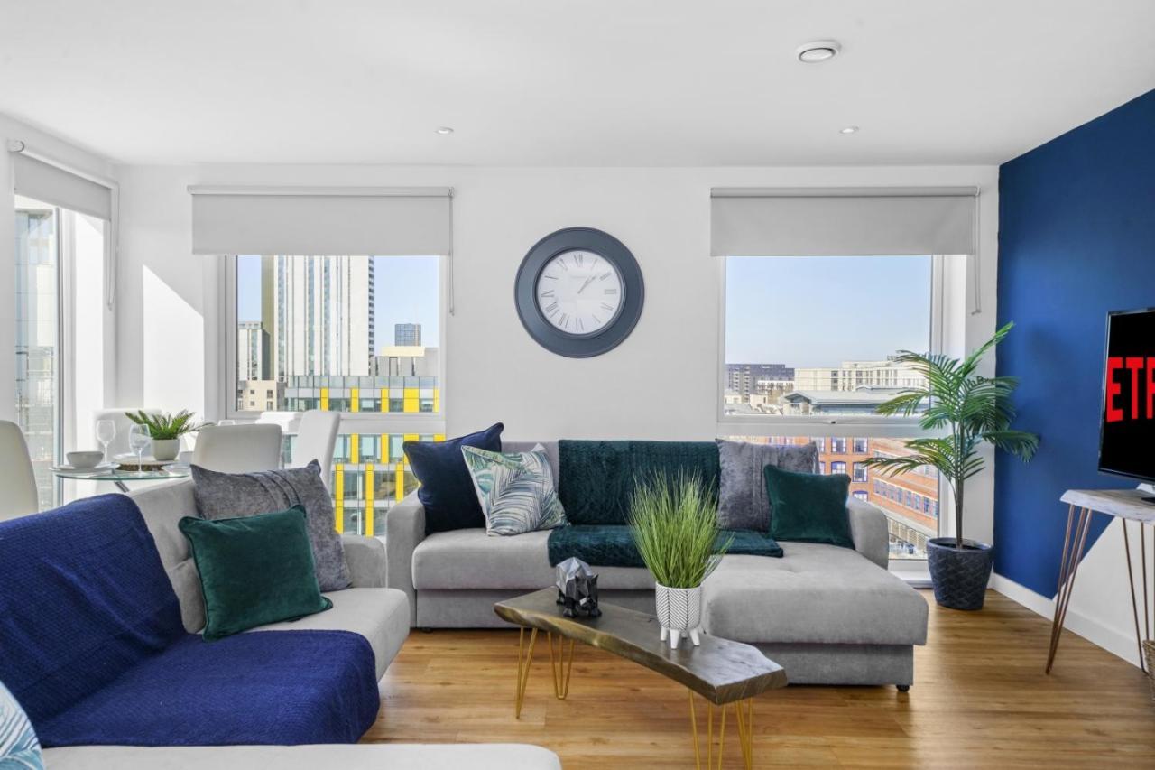 Stunning City Centre Penthouse - Sleeps 10 - Parking Manchester Exteriör bild