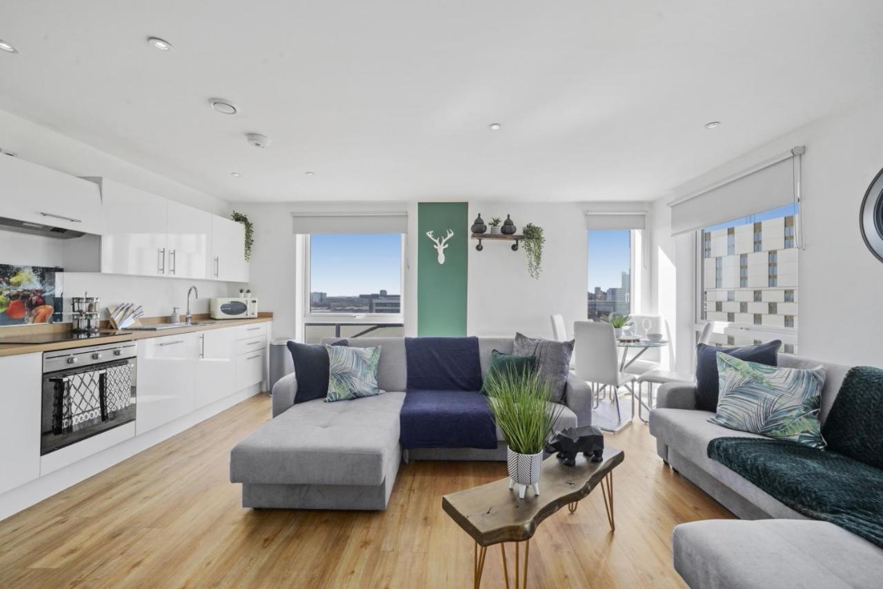 Stunning City Centre Penthouse - Sleeps 10 - Parking Manchester Exteriör bild